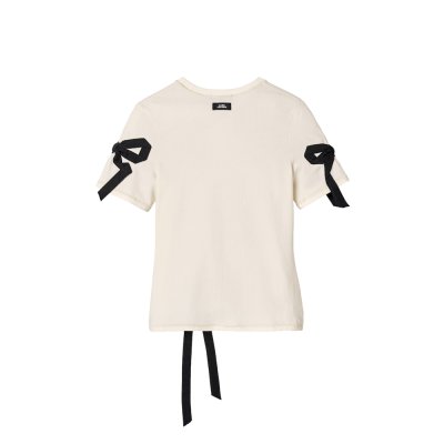 THE BOW SHRUNKEN TEE